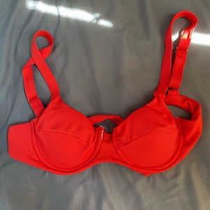 Red bikini top